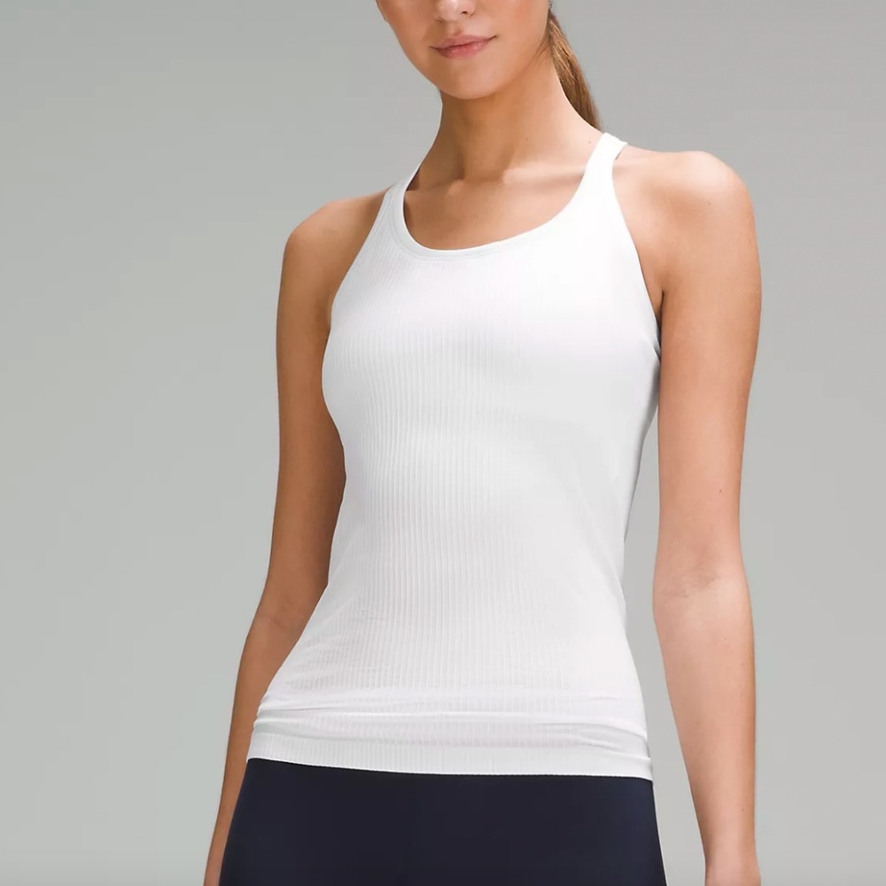 Lululemon Ebb to Street Tank Top White